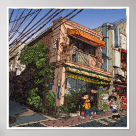 84:Barber Harutan/Kichijoji Poster