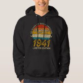 84 jaar oud 1941 Retro Geweldige 84e verjaardagsca Hoodie (Voorkant)