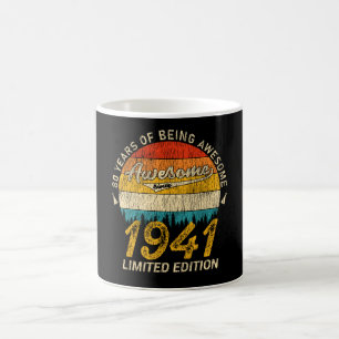 84 jaar oud 1941 Retro Geweldige 84e verjaardagsca Koffiemok