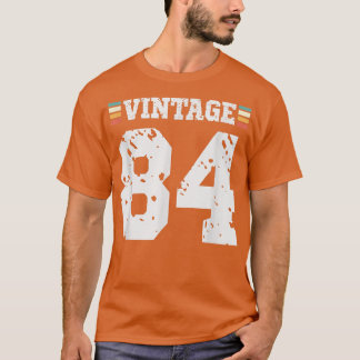 84-jarige Happy 84th Birthday Fun Sports T-shirt