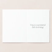 84e verjaardag ~ Art Deco Style "84" en aangepaste Folie Kaarten (Binnen)