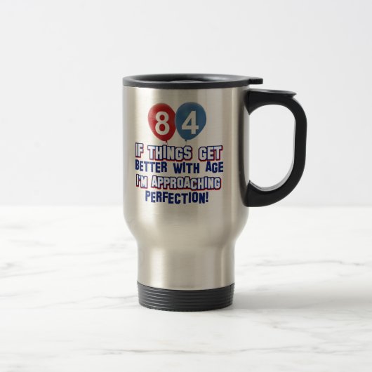 84e verjaardag cadeau reisbeker (Rechts)