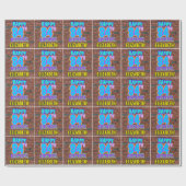 84e verjaardag: Leuk, Urban Graffiti geïnspireerd  Cadeaupapier (Vlak)