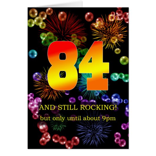 84e verjaardag nog steeds springend (Voorkant)