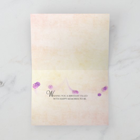 84e verjaardag Roze orchideeën in venster Kaart (Binnen)