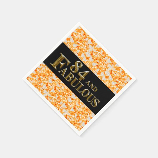 84e verjaardag servet (Hoek)