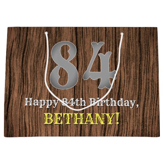 84ste verjaardag: Country Western geïnspireerd uit Groot Cadeauzakje (Voorkant)