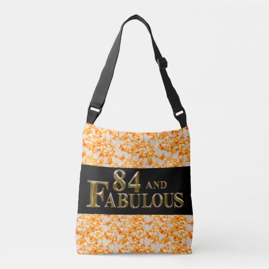 84ste verjaardag crossbody tas (Voorkant)