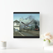 850 storms along the Settle_Steam Trains Vierkante Klok (Huis)