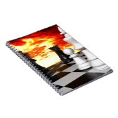 -851253 FUTURISTISCH KAME FIRE ACHTERGROND NOTITIEBOEK (Rechterzijde)