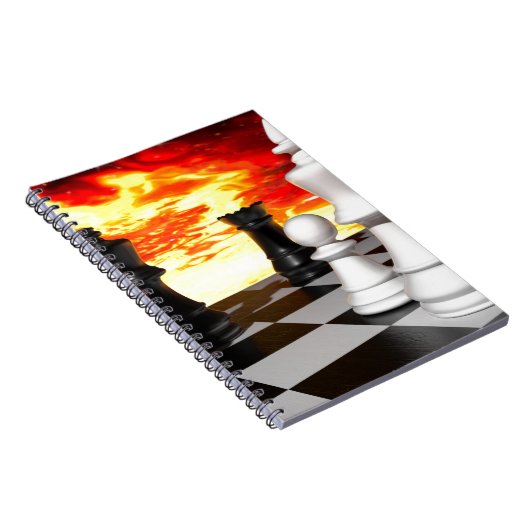 -851253 FUTURISTISCH KAME FIRE ACHTERGROND NOTITIEBOEK (Rechterzijde)