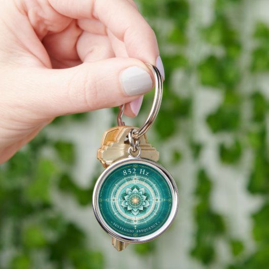 852 Hz Solfeggio Frequentie Sleutelhanger (Hand)