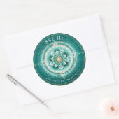 852 Hz Solfeggio Frequentie Sticker (Envelop)
