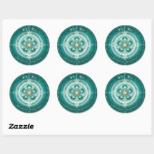 852 Hz Solfeggio Frequentie Sticker (Vel)