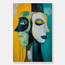 854 Abstract, levendig ontmoet subtiel