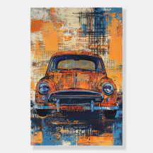 855 Abstracte, rustieke elegantie