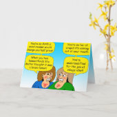 858 Ik ben de droevige kaart van de kaartcartoon (Gele Bloem)