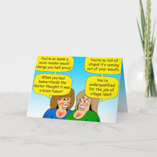 858 Ik ben de droevige kaart van de kaartcartoon