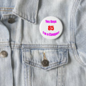 85 Cougar Birthday Ronde Button 5,7 Cm (In situ)