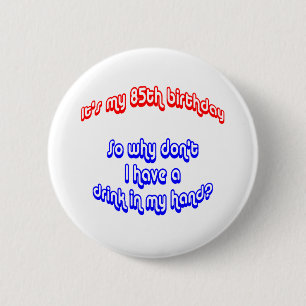 85 Handmatige Drink Ronde Button 5,7 Cm