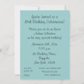 85 Herdenkingsjaar/Verjaardagsfeestdag-Lakeview Kaart (Achterkant)