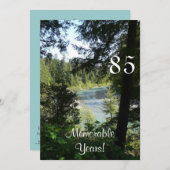 85 Herdenkingsjaar/Verjaardagsfeestdag-Lakeview Kaart (Voorkant / Achterkant)