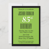 85 Jaar Oud Party Dier - 85e Verjaardag Kaart (Achterkant)