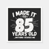85 Jaar Oud Sarcastisch Meme Grappige 85e Verjaard Servet (Voorkant)