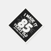 85 Jaar Oud Sarcastisch Meme Grappige 85e Verjaard Servet (Hoek)