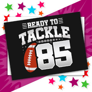 85 Jaar Oude Tackle Football Feestje 85ste Verjaar Briefkaart
