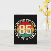 85 jaar oude vintage 1941 beperkte editie 85ste kaart (Gele Bloem)