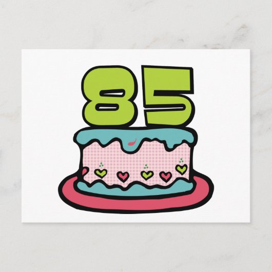 85 jaar oude vogelbeker briefkaart (Voorkant)