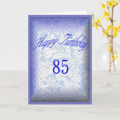 85 jaar van de oude, Gelukkige Verjaardag Kaart (Gele Bloem)