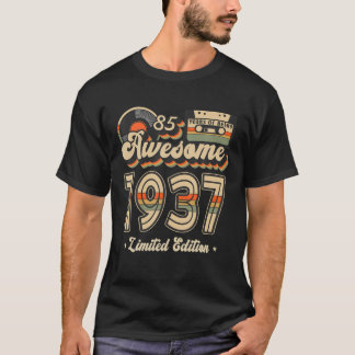 85-jarige retroflector 85-jarige verjaardag cadeau t-shirt