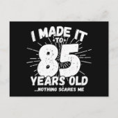 85-jarige sarcastische meme grappige 85e verjaarda briefkaart (Voorkant)