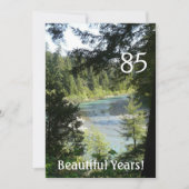 85 prachtige jaren!-Birthday+Woodland Lake Kaart (Voorkant)