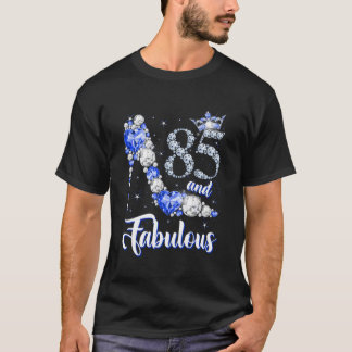 85 Uitstekend 85 85th Diamond Crown Schoenen T-shirt