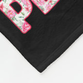 85 Year Old Made In 1941 Floral 85th Birthday Wome Fleece Deken (Hoek)