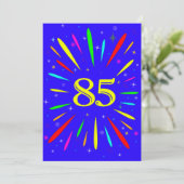 85e aanloopexplosie kaart (Staand voorkant)