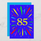 85e aanloopexplosie kaart (Voorkant / Achterkant)