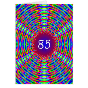 85e Abstracte Trippy Swirls van Birthday
