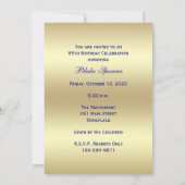 85e foto Verjaardagsfeestje Uitnodiging Marine 85 (Achterkant)