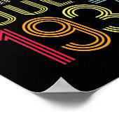 85e geboortedag - cadeaus Geweldige sinds juli 193 Poster (Hoek)