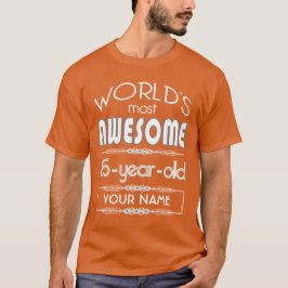 85e geboortedag werelden Best Fabulous Flame Oranj T-shirt