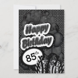 85e mijlpaal verjaardag kaart