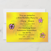 85e partijuitnodiging kaart (Achterkant)