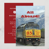 85e treinmotor op zaterdag kaart (Voorkant / Achterkant)