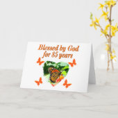 85E TWEEDE DAG GEBLESSEERD DOOR GOD BUTTERFLY ONTW KAART (Gele Bloem)