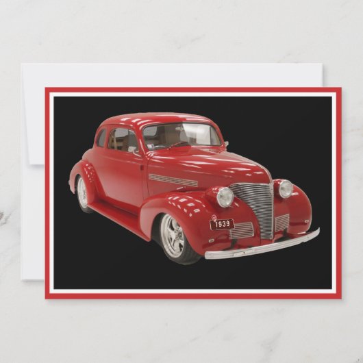 85e verjaardag 1939 Coupe Save the Date (Achterkant)