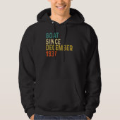 85e verjaardag 85 jaar oude geit sinds december 19 hoodie (Voorkant)